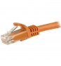 StarTech.com Cable de 1m Naranja de Red Gigabit Cat6 Ethernet RJ45 sin Enganche - Snagless - N6PATC1MOR