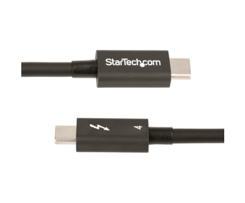 StarTech.com Cable de 1m Thunderbolt 4 - 40Gbps - PD 100W - VÍ­deo 4K/8K - Cable Thunderbolt 4 con Certificación Intel - Compatible con USB4/Thunderb