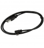 StarTech.com Cable de 1m USB 2.0 Tipo-A macho a Micro USB B macho con conector acodado a la derecha - Cable de Carga y Sincronización negro
