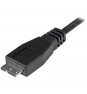 StarTech.com Cable de 1m USB 3.1 Type-C a Micro usb B macho a macho - negro 
