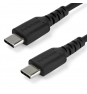 StarTech.com Cable de 1m USB-C Macho a Macho - Negro RUSB2CC1MB
