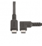 StarTech.com Cable de 1m USB-C Resistente Acodado a la Derecha - USB 3.2 Gen 2 (10 Gbps) - Cable de Transferencia USB Tipo C - DP de Modo Alt 4K 60Hz 