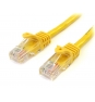 StarTech.com Cable de 2m Amarillo de Red Fast Ethernet Cat5e RJ45 sin Enganche - Cable Patch Snagless
