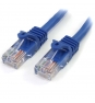 StarTech.com Cable de 2m Azul de Red Fast Ethernet Cat5e RJ45 sin Enganche - Cable Patch Snagless