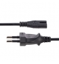 StarTech.com Cable de 2m de Alimentación para Ordenador Portátil o Impresora , UE a C7, 2,5A 250V, 18AWG, Cable de Repuesto para Portátil, Cable Ca