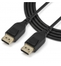 StarTech.com Cable de 2m DisplayPort 1.4 - Macho a Macho Certificado VESA negro 