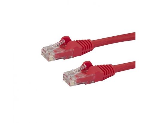 StarTech.com Cable de 2m Rojo de Red Gigabit Cat6 Ethernet RJ45 sin Enganche - Snagless - N6PATC2MRD