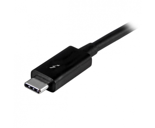 StarTech.com Cable de 2m Thunderbolt 3 USB-C 20Gbps - Compatible con Thunderbolt, DisplayPort y USB - Negro