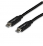 StarTech.com Cable de 2m USB-C a USB-C Macho a Macho con capacidad para Entrega de Alimentación de 5A - USB TipoC - Cable de Carga USB-C - Negro