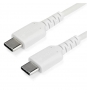 StarTech.com Cable de 2m USB-C Macho a Macho - Blanco RUSB2CC2MW