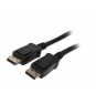 StarTech.com Cable de 3m Certificado DisplayPort 1.2 4k con Cierre de Seguridad - 2x Macho DP negro 