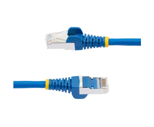 StarTech.com Cable de 3m de Red Ethernet CAT6a - Azul - Low Smoke Zero Halogen (LSZH) - 10GbE - 500MHz - PoE++ de 100W - Snagless sin Pestillo - RJ-45