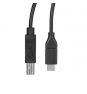 StarTech.com Cable de 3m USB-C a USB-B de Impresora - Cable Adaptador USB Tipo C a USB B negro