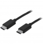 StarTech.com Cable de 3m USB-C a USB-C Macho a Macho USB 2.0 - Cable Cargador para Móvil USB-C - Negro