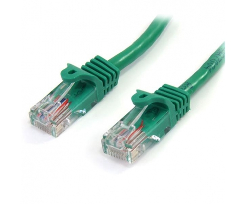 StarTech.com Cable de 3m Verde de Red Fast Ethernet Cat5e RJ45 sin Enganche - Cable Patch Snagless