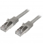 StarTech.com Cable de 50cm de Red Cat6 Ethernet Gigabit Blindado SFTP - Gris N6SPAT50CMGR