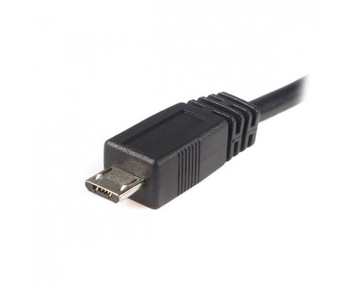 StarTech.com Cable de 50cm USB 2.0 Micro USB B macho a USB A macho Cargador para Teléfono Móvil Datos - Negro