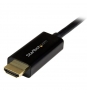 StarTech.com Cable de 5m Adaptador DisplayPort a HDMI Macho a Macho - 4K 30Hz Negro 