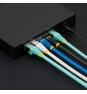 StarTech.com Cable de 5m de Red Ethernet CAT6a - Aguamarina - Low Smoke Zero Halogen (LSZH) - 10GbE - 500MHz - PoE++ de 100W - Snagless sin Pestillo -