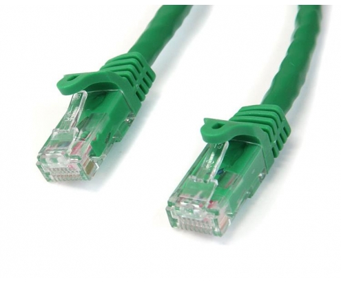 StarTech.com Cable de 5m Verde de Red Gigabit Cat6 Ethernet RJ45 sin Enganche - Snagless - N6PATC5MGN