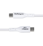 StarTech.com Cable de Carga USB-A a USB-C Blanco de 2m - Cable de Carga USB Tipo C - Carga Rápida de 3A - Cable de Transferencia de Datos USB 2.0 - T