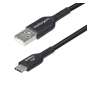 StarTech.com Cable de Carga USB-A a USB-C de 30cm - Cable Cargador USB-A a USB Tipo C - Cable USB 2.0 - 3A - Recubrimiento de TPE - Cable de Sincroniz