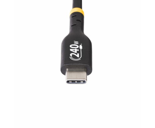 StarTech.com Cable de Carga USB-C de 1m - Cable USB Tipo C - Certificación USB-IF - PD de 240W EPR - Cable USB 2.0 USB-C de Carga para Portátiles -