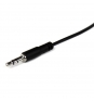StarTech.com Cable de Extensión Alargador de Auriculares Mini-Jack 3,5mm Estéreo Macho a Hembra - Delgado - 2m Negro
