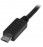 StarTech.com Cable de extension de 50cm Micro USB B  - Macho a Hembra - negro