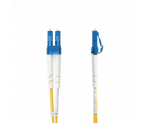 StarTech.com Cable de Fibra Í“ptica Dúplex LC a LC (UPC) OS2 Monomodo de 50m - 9/125µm - 10G - Resistente a Dobleces - Low Insertion Loss - Cable LS