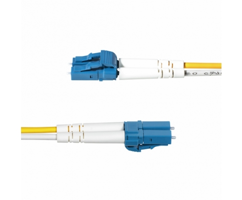 StarTech.com Cable de Fibra Í“ptica Dúplex LC a LC (UPC) OS2 Monomodo de 50m - 9/125µm - 10G - Resistente a Dobleces - Low Insertion Loss - Cable LS