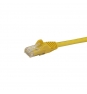 StarTech.com Cable de red 2m Amarillo Gigabit Cat6 Ethernet RJ45 sin Enganche - Snagless - N6PATC2MYL