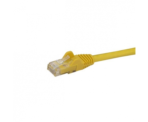 StarTech.com Cable de red 2m Amarillo Gigabit Cat6 Ethernet RJ45 sin Enganche - Snagless - N6PATC2MYL