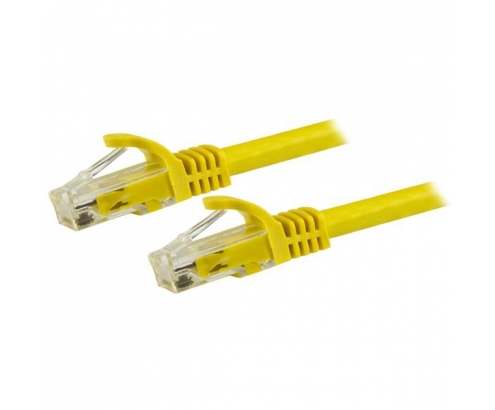 StarTech.com Cable de red Cat6 Ethernet RJ45 sin Enganches UTP 24AWG - 1.5m Amarillo