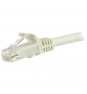StarTech.com Cable de red Cat6 Ethernet RJ45 sin Enganches UTP 24AWG - 1.5m Blanco  