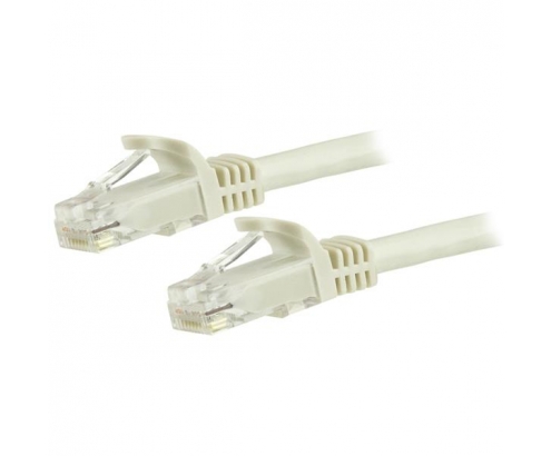 StarTech.com Cable de red Cat6 Ethernet RJ45 sin Enganches UTP 24AWG - 1.5m Blanco 