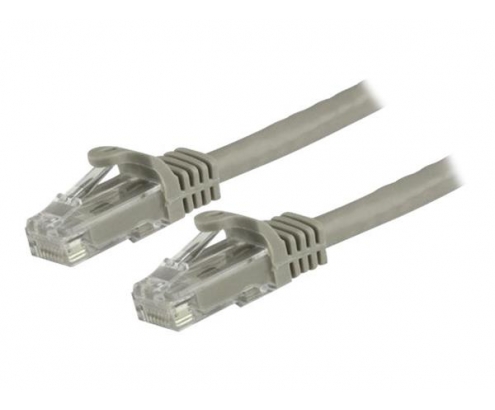 StarTech.com Cable de red Cat6 Ethernet RJ45 sin Enganches UTP 24AWG - 1.5m Gris 