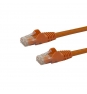 StarTech.com Cable de Red de 0,5m Naranja Cat6 UTP Ethernet Gigabit RJ45 sin Enganches - N6PATC50CMOR