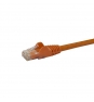 StarTech.com Cable de Red de 0,5m Naranja Cat6 UTP Ethernet Gigabit RJ45 sin Enganches - N6PATC50CMOR