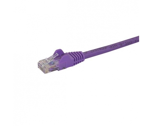StarTech.com Cable de Red de 0,5m Púrpura Cat6 UTP Ethernet Gigabit RJ45 sin Enganches - N6PATC50CMPL