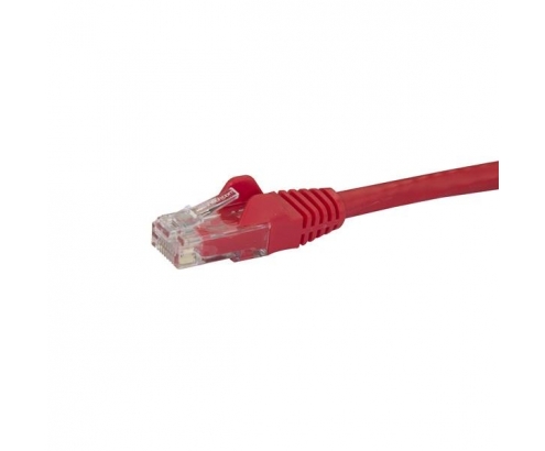 StarTech.com Cable de Red de 0,5m Rojo Cat6 UTP Ethernet Gigabit RJ45 sin Enganches - N6PATC50CMRD