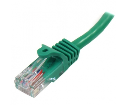 StarTech.com Cable de Red de 0,5m Verde Cat5e Ethernet RJ45 sin Enganches