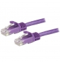 StarTech.com Cable de Red de 1m Púrpura Cat6 UTP Ethernet Gigabit RJ45 sin Enganches - N6PATC1MPL