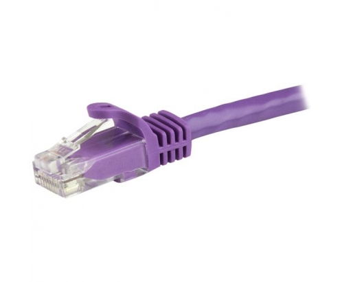 StarTech.com Cable de Red de 1m Púrpura Cat6 UTP Ethernet Gigabit RJ45 sin Enganches - N6PATC1MPL