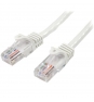 StarTech.com Cable de Red de 5m Blanco Cat5e Ethernet RJ45 sin Enganches