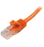 StarTech.com Cable de Red de 7m Naranja Cat5e Ethernet RJ45 sin Enganches