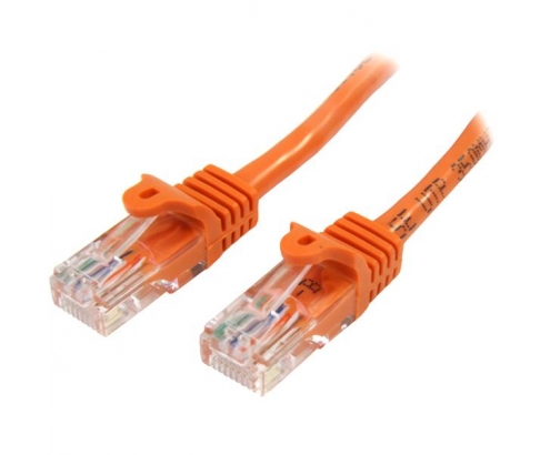 StarTech.com Cable de Red de 7m Naranja Cat5e Ethernet RJ45 sin Enganches