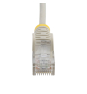 StarTech.com Cable de Red Ethernet CAT6 Delgado sin Enganches Gris de 5m - Cable RJ45 Snagless Slim 28AWG - Alambre de Cobre Puro - PoE 100W - con Ali