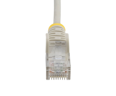 StarTech.com Cable de Red Ethernet CAT6 Delgado sin Enganches Gris de 5m - Cable RJ45 Snagless Slim 28AWG - Alambre de Cobre Puro - PoE 100W - con Ali
