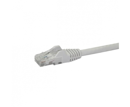 StarTech.com Cable de Red Ethernet Cat6 Snagless de 1m Blanco - Cable Patch RJ45 UTP - N6PATC1MWH